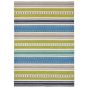 Scion Rivi Kiwi Stripe Outdoor Rugs 426908 Green
