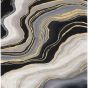 Prismatic Abstract Carved Rugs PRS31 by Nourison in Charcoal Grey