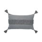 Daru Cushion by Bedeck of Belfast Rare Earth in Grey