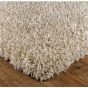 Serene Shaggy Soft Plain Rugs in Light Beige