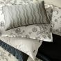 Ariane Cushion by Bedeck of Belfast in Charcoal Linen