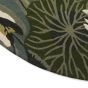 Waterlily Round Rugs 38608 by Wedgwood in Midnight Pond Blue