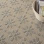 Cozumel CZM03 Indoor Outdoor floral Rugs in Cream