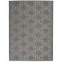 Cozumel CZM01 Indoor Outdoor Geometric Rugs in Dark Grey