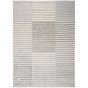 Brushstrokes BSK04 Stripe Rug by Nourison in Silver Grey