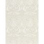 Pure Dove and Rose Wallpaper 216521 by Morris & Co in White Clover