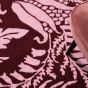 Baroque 162902 Wool Rugs by Ted Baker in Pink