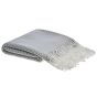 Arya Woven Throw by Laura Ashley in Steel Grey