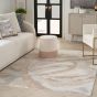 Brushstrokes BSK01 Abstract Rug by Nourison in Beige Grey