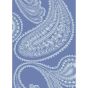 Rajapur Flock Wallpaper 9032 by Cole & Son in Hyacinth White