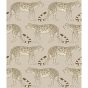 Leopard Walk Wallpaper 2012 by Cole & Son in Taupe Brown
