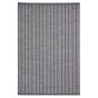 Santa Monica A041 Indoor Outdoor Stripe Rug in Black