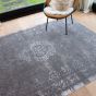 Louis De Poortere Designer Rugs Medallion in 9148 Stone