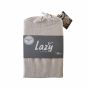 Lazy Linen Bedding Plain Linen Beige Duvet Cover and Pillowcase