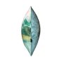 Borneo Bolster Nature Textured Cushion in Multi Blue