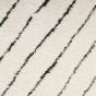 Modern Comfort MNC01 Stripe Rug by Nourison in Ivory Black