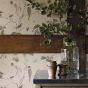 Woodland Chorus Wallpaper 215704 by Sanderson in Sepia Brown