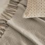 Serenity Printed Geometric Cushion by Katie Piper in Linen