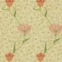 Garden Tulip Wallpaper 210428 by Morris & Co in Vanilla Russet Red