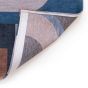 Louis De Poortere Geometric Nuance Module Rugs 9196 in Camel Blue