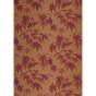 Acer Leaf Wallpaper 312496 by Zoffany in Red Wood Teal Blue