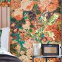Very Rose And Peony Wallpaper 217027 by Sanderson in Kingfisher Rowan Berry