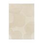 Iso Unikko Wool Floral Rugs 132301 by Marimekko in Natural White