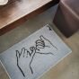 Anton Pinky Promise Washable Floor Mats in Blue