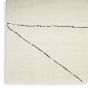 Modern Comfort MNC02 Geometric Rug by Nourison in Ivory Black