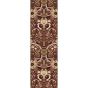 Bullerswood Runner Rugs 127300 in Red Gold By William Morris