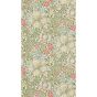 Golden Lily Wallpaper 210398 by Morris & Co in Green Red