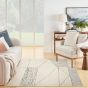Modern Comfort MNC02 Geometric Rug by Nourison in Ivory Black