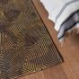 Louis De Poortere Meditation Coral Rug 9227 in Black Gold