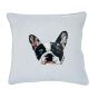 French Bulldog Cushion by Ted Baker in Silver Grey
