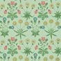 Daisy Wallpaper 212559 by Morris & Co in Pale Green Rose