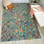 Vibrant Rugs VIB08 in Teal by Nourison