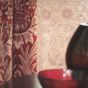 Sunflower Etch Wallpaper 101 by Morris & Co in Church Red Biscuit