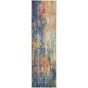 Celestial Abstract Hallway Runner Rugs CES09 Wave by Nourison
