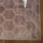 Manipur Geometric Runner Rug in Amethyst Purple By Designers Guild