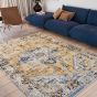 Louis De Poortere Antiquarian Antique Heriz Rugs 8704 in Amir Gold