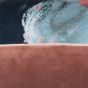 Jager Abstract Printed Cushion in Navy Pink