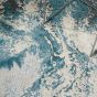 Maxell Modern Abstract Rugs MAE08 by Nourison in Ivory Teal