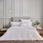 Muro Fine Lines Cotton Plain Dye Cushion in White