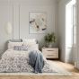 Estelle Ikat Cushion by Bedeck of Belfast in Chambray Pink