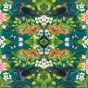 Wonderlust Tea Story Wallpaper W0136 03 by Wedgwood in Teal
