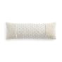 Emma Bolster Cushion by DKNY in Ivory White