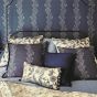 Sparkle Coral Wallpaper 213039 by Sanderson in Silver Indigo Blue