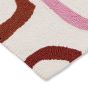 Synchronic Indoor Outdoor Rugs 442303 in Brazilian Rosewood Origami