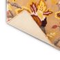 Amanpuri Leaf Wool Rugs By Sanderson in Russet Brown