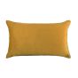 Aristo Abstract Bolster Cushion in Green Ochre